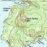 United States Geological Survey Isle Au Haut West, ME (1983, 24000-Scale) digital map