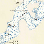 United States Geological Survey Isle Au Pitre, LA-MS (1954, 31680-Scale) digital map