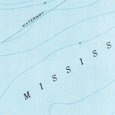 United States Geological Survey Isle Au Pitre, LA-MS (1955, 24000-Scale) digital map