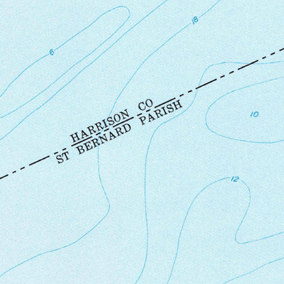 United States Geological Survey Isle Au Pitre, LA-MS (1956, 24000-Scale) digital map