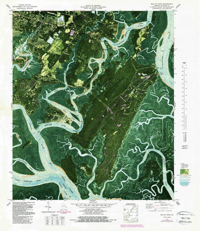 United States Geological Survey Isle Of Hope, GA (1979, 24000-Scale) digital map