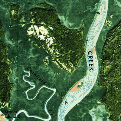 United States Geological Survey Isle Of Hope, GA (1979, 24000-Scale) digital map