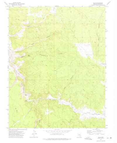 United States Geological Survey Islen, NV (1972, 24000-Scale) digital map