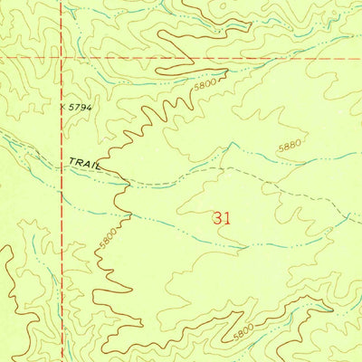 United States Geological Survey Islen, NV (1972, 24000-Scale) digital map
