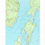 United States Geological Survey Islesboro, ME (1973, 24000-Scale) digital map