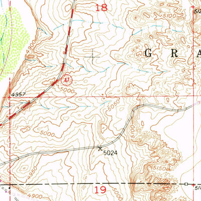 United States Geological Survey Isleta, NM (1952, 24000-Scale) digital map