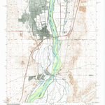 United States Geological Survey Isleta, NM (1991, 24000-Scale) digital map