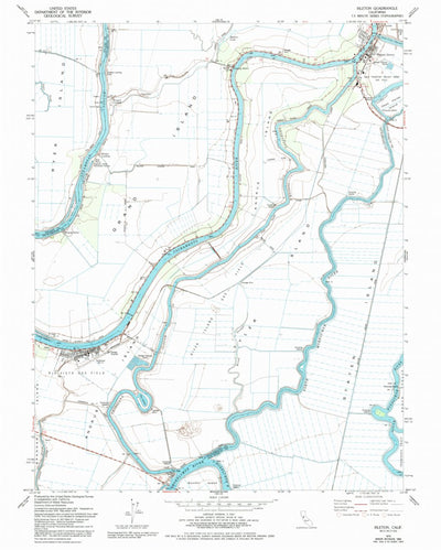 United States Geological Survey Isleton, CA (1978, 24000-Scale) digital map