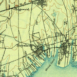 United States Geological Survey Islip, NY-CT (1904, 125000-Scale) digital map