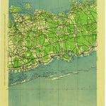 United States Geological Survey Islip, NY-CT (1942, 125000-Scale) digital map