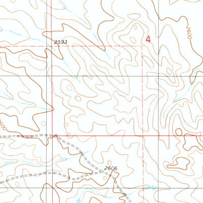 United States Geological Survey Ismay North, MT (1981, 24000-Scale) digital map