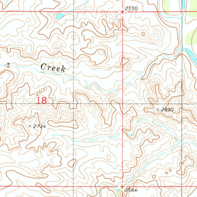 United States Geological Survey Ismay North, MT (1981, 24000-Scale) digital map
