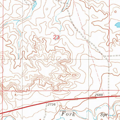 United States Geological Survey Ismay South, MT (1981, 24000-Scale) digital map