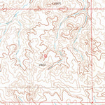 United States Geological Survey Ismay South, MT (1981, 24000-Scale) digital map