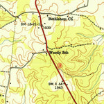 United States Geological Survey Isoline, TN (1949, 24000-Scale) digital map