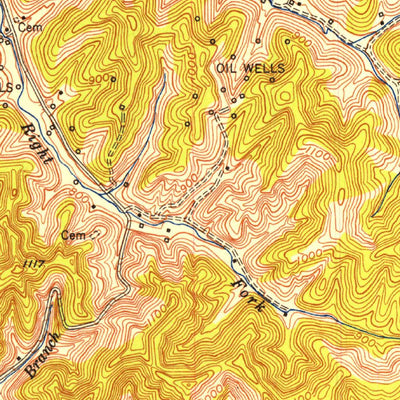 United States Geological Survey Isonville, KY (1950, 24000-Scale) digital map