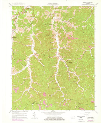 United States Geological Survey Isonville, KY (1962, 24000-Scale) digital map