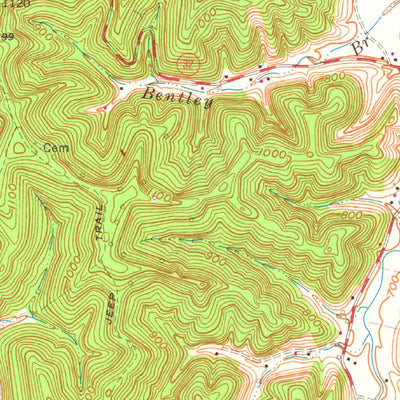 United States Geological Survey Isonville, KY (1962, 24000-Scale) digital map