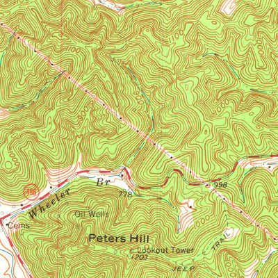 United States Geological Survey Isonville, KY (1962, 24000-Scale) digital map