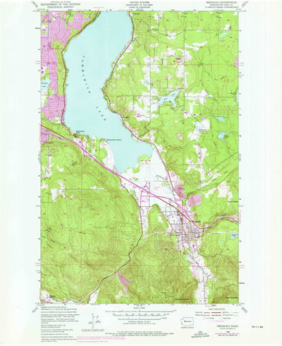 United States Geological Survey Issaquah, WA (1950, 24000-Scale) digital map