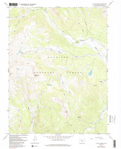 United States Geological Survey Italian Creek, CO (1967, 24000-Scale) digital map
