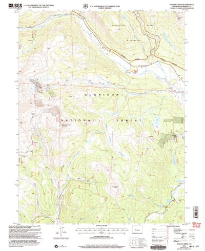 United States Geological Survey Italian Creek, CO (2001, 24000-Scale) digital map