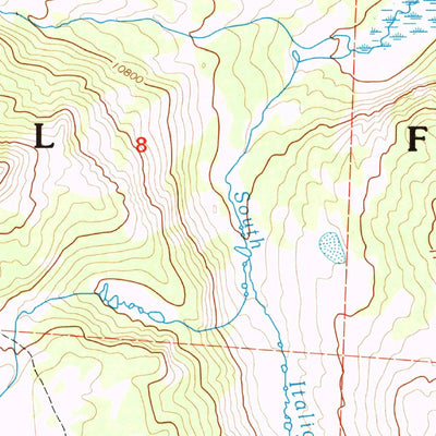 United States Geological Survey Italian Creek, CO (2001, 24000-Scale) digital map