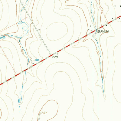 United States Geological Survey Itasca, TX (1965, 24000-Scale) digital map