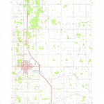 United States Geological Survey Ithaca, MI (1973, 24000-Scale) digital map