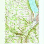United States Geological Survey Ithaca West, NY (1978, 24000-Scale) digital map