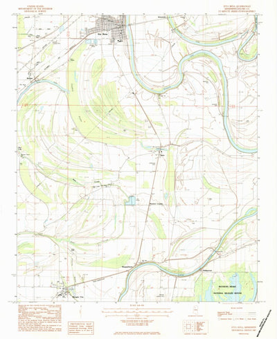 United States Geological Survey Itta Bena, MS (1983, 24000-Scale) digital map