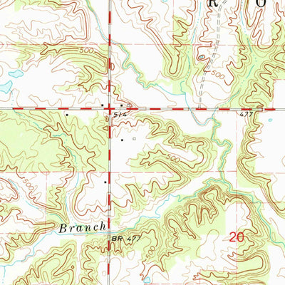 United States Geological Survey Iuka, IL (1965, 24000-Scale) digital map