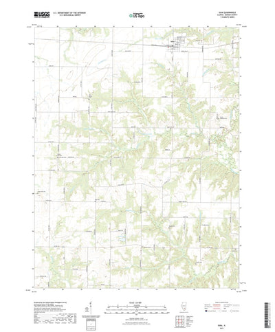 United States Geological Survey Iuka, IL (2021, 24000-Scale) digital map