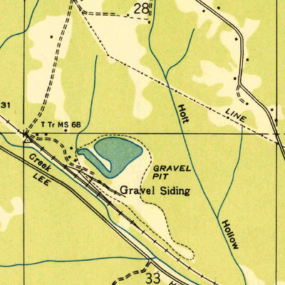 United States Geological Survey Iuka, MS (1935, 24000-Scale) digital map