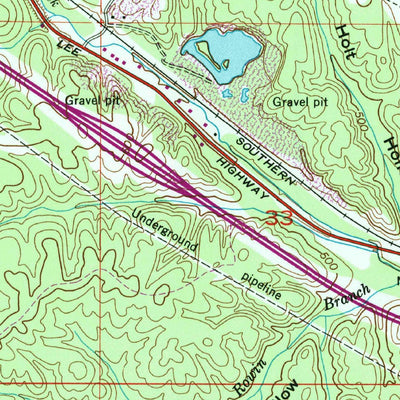 United States Geological Survey Iuka, MS (1953, 24000-Scale) digital map