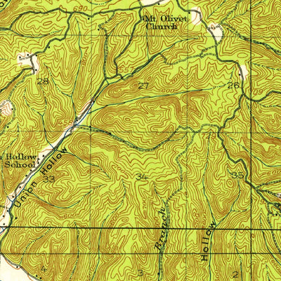 United States Geological Survey Iuka, MS-AL-TN (1911, 62500-Scale) digital map