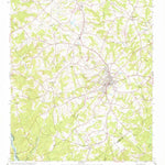 United States Geological Survey Iva, SC-GA (1964, 24000-Scale) digital map