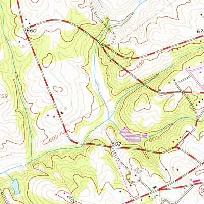 United States Geological Survey Iva, SC-GA (1964, 24000-Scale) digital map