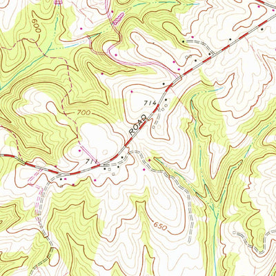 United States Geological Survey Iva, SC-GA (1964, 24000-Scale) digital map