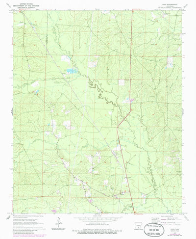 United States Geological Survey Ivan, AR (1969, 24000-Scale) digital map