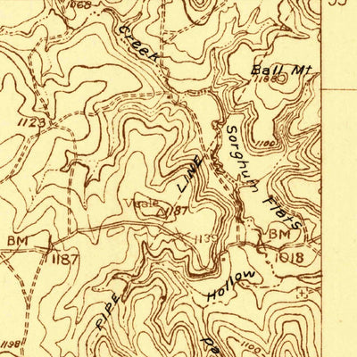 United States Geological Survey Ivan North, TX (1925, 48000-Scale) digital map