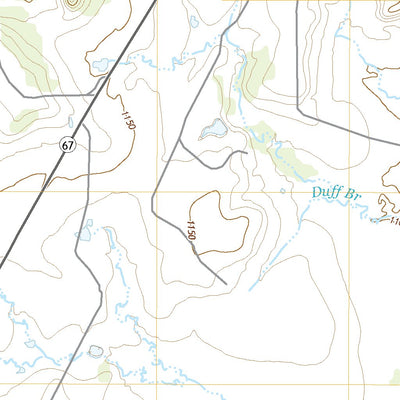 United States Geological Survey Ivan North, TX (2022, 24000-Scale) digital map