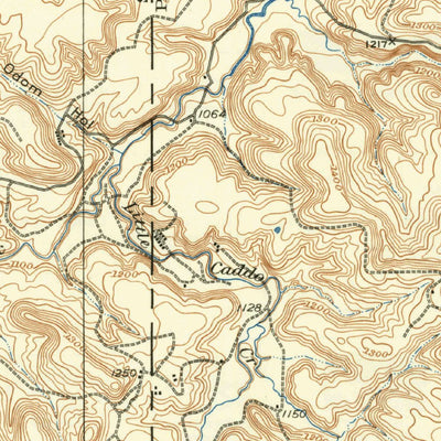 United States Geological Survey Ivan, TX (1931, 62500-Scale) digital map