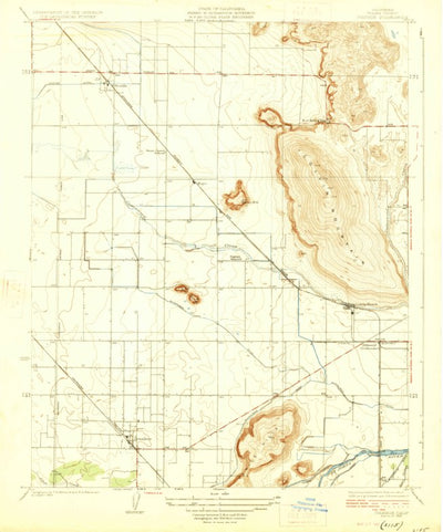United States Geological Survey Ivanhoe, CA (1926, 31680-Scale) digital map