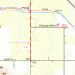 United States Geological Survey Ivanhoe, CA (1950, 24000-Scale) digital map