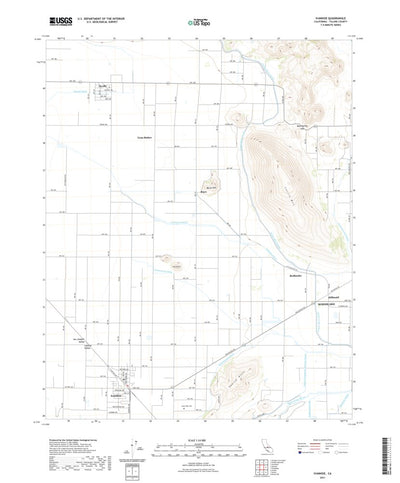 United States Geological Survey Ivanhoe, CA (2021, 24000-Scale) digital map