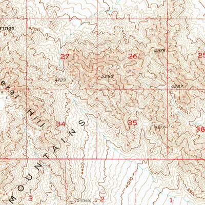 United States Geological Survey Ivanpah, CA-NV (1956, 62500-Scale) digital map