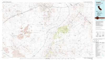 United States Geological Survey Ivanpah, CA-NV (1985, 100000-Scale) digital map