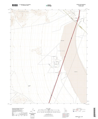 United States Geological Survey Ivanpah Lake, CA (2021, 24000-Scale) digital map
