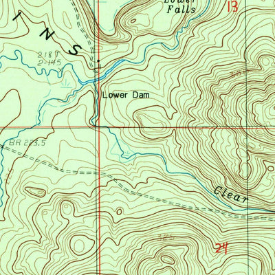 United States Geological Survey Ives Hill, MI (1984, 24000-Scale) digital map